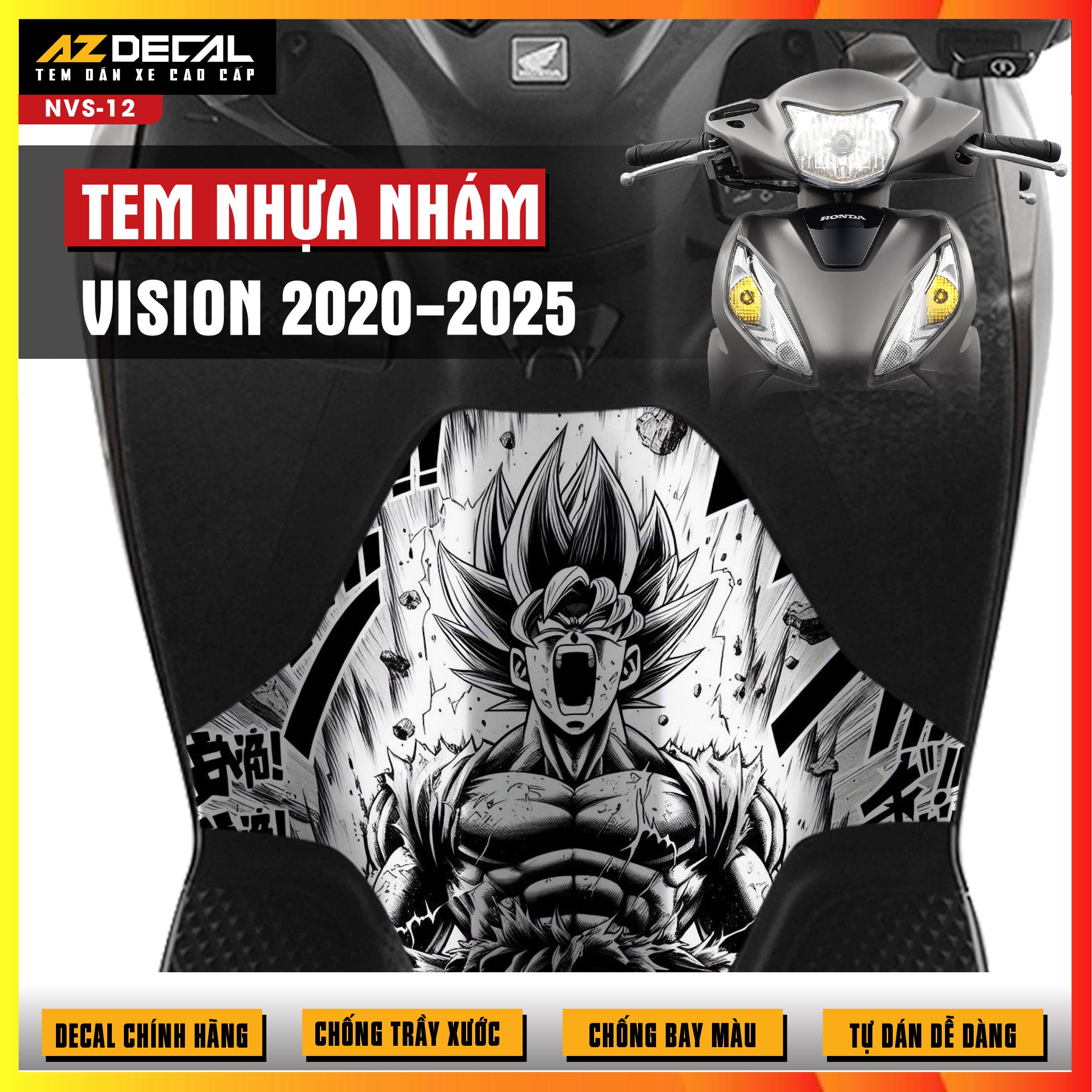 Tem nhựa nhám xe Vision 2020-2025 NVS12