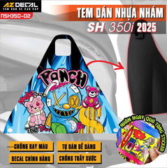 Tem nhựa nhám SH 350i NSH350-02