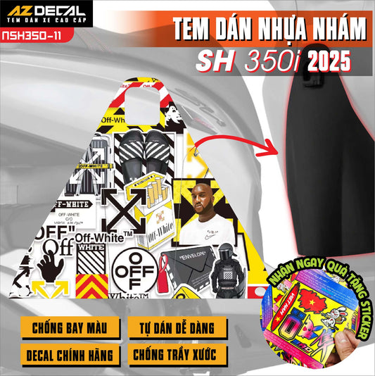 Tem nhựa nhám SH 350i NSH350-11