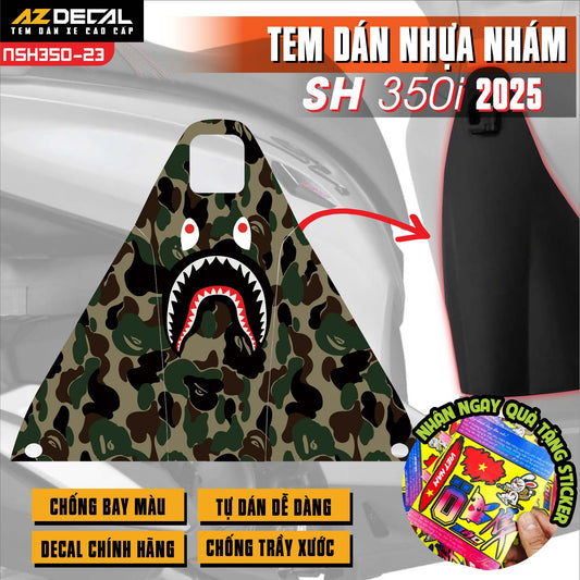 Tem nhựa nhám SH 350i NSH350-23