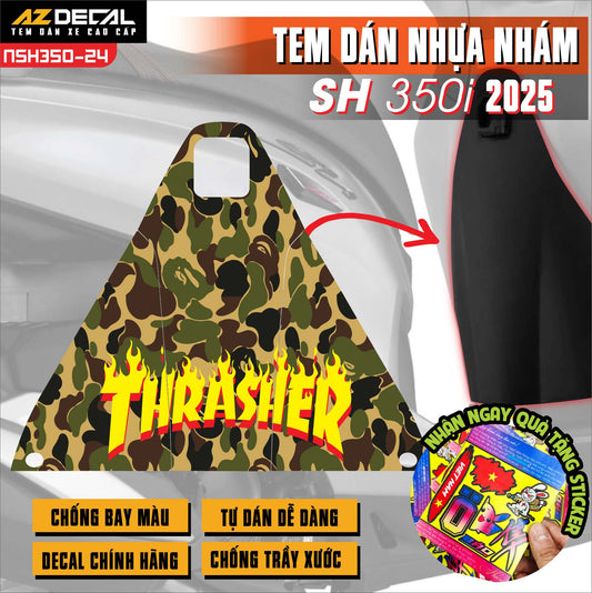 Tem nhựa nhám SH 350i NSH350-24