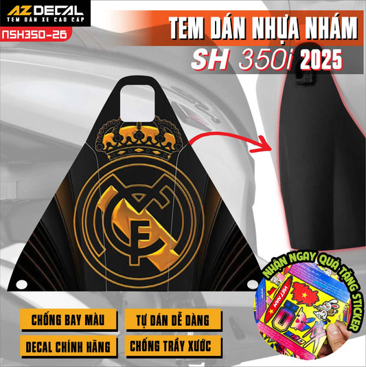 Tem nhựa nhám SH 350i NSH350-26