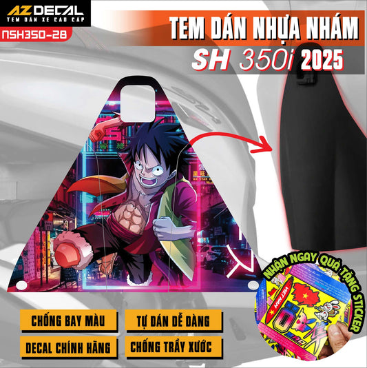 Tem nhựa nhám SH 350i NSH350-28