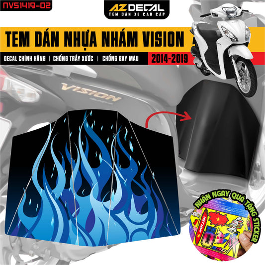 Tem nhựa nhám Vision 2014-2019 NVS1419-02