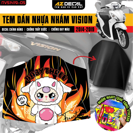 Tem nhựa nhám Vision 2014-2019 NVS1419-05