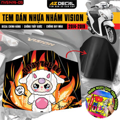 Tem nhựa nhám Vision 2014-2019 NVS1419-05