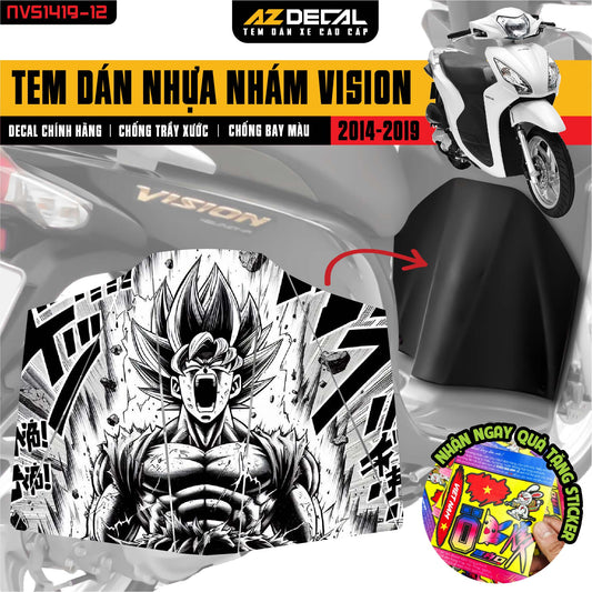 Tem nhựa nhám Vision 2014-2019 NVS1419-12