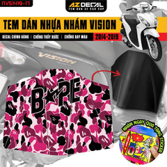 Tem nhựa nhám Vision 2014-2019 NVS1419-17