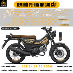 Tem Rời Xe PG-1 Mẫu Hà Nội Kinh Kỳ | PG1-05