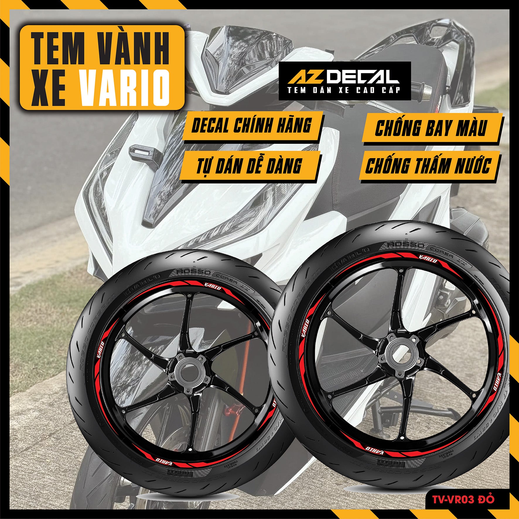 Tem Dán Vành VARIO | TV-VR03