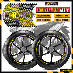 Tem Dán Vành VARIO | TV-VR01 VÀNG