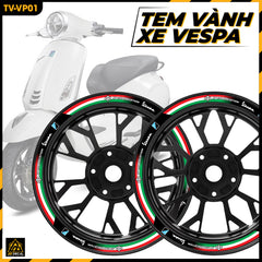 Tem Dán Vành VESPA | TV-VP01