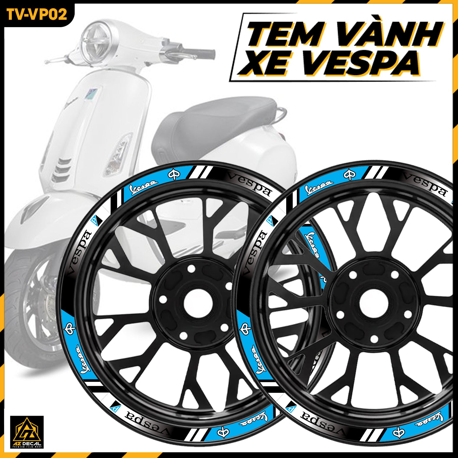 Tem Dán Vành VESPA | TV-VP02