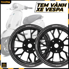 Tem Dán Vành VESPA | TV-VP06