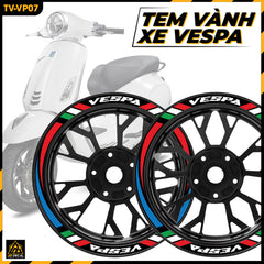 Tem Dán Vành VESPA | TV-VP07
