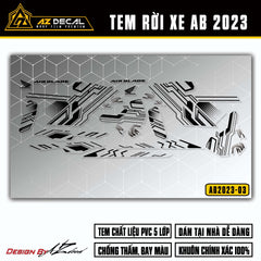 Tem Xe Air Blade 2023-2025 | AB2023-03 | Thiết Kế Hiện Đại