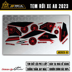 Tem Xe Air Blade 2023-2025 | AB2023-19 | Thiết Kế Converse