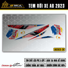 Tem Xe Air Blade 2023-2025 | AB2023-20 | Thiết Kế Malaysia