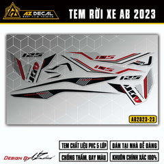 Tem Xe Air Blade 2023-2025 | AB2023-23 | Thiết Kế Năng Động