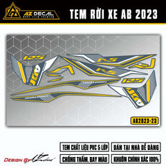 Tem Xe Air Blade 2023-2025 | AB2023-23 | Thiết Kế Năng Động