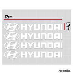 Đề can dán tay nắm cửa xe ô tô mẫu Hyundai