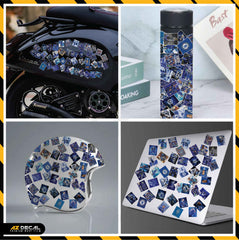 Sticker Dán Ô Tô, Xe Máy, Xe Điện, Xe Đạp, Mũ Bảo Hiểm | Football FB-010 CHELSEA