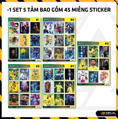Sticker Dán Ô Tô, Xe Máy, Xe Điện, Xe Đạp, Mũ Bảo Hiểm | Football FB-012 NEYMA