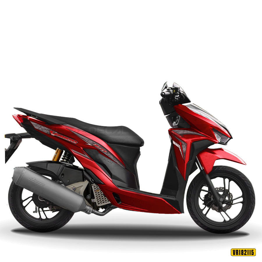 Tem xe Vario 125 150 màu đỏ đẹp