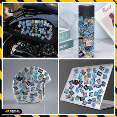 Sticker Dán Ô Tô, Xe Máy, Xe Điện, Xe Đạp, Mũ Bảo Hiểm | Football FB-019 KEVIN DB
