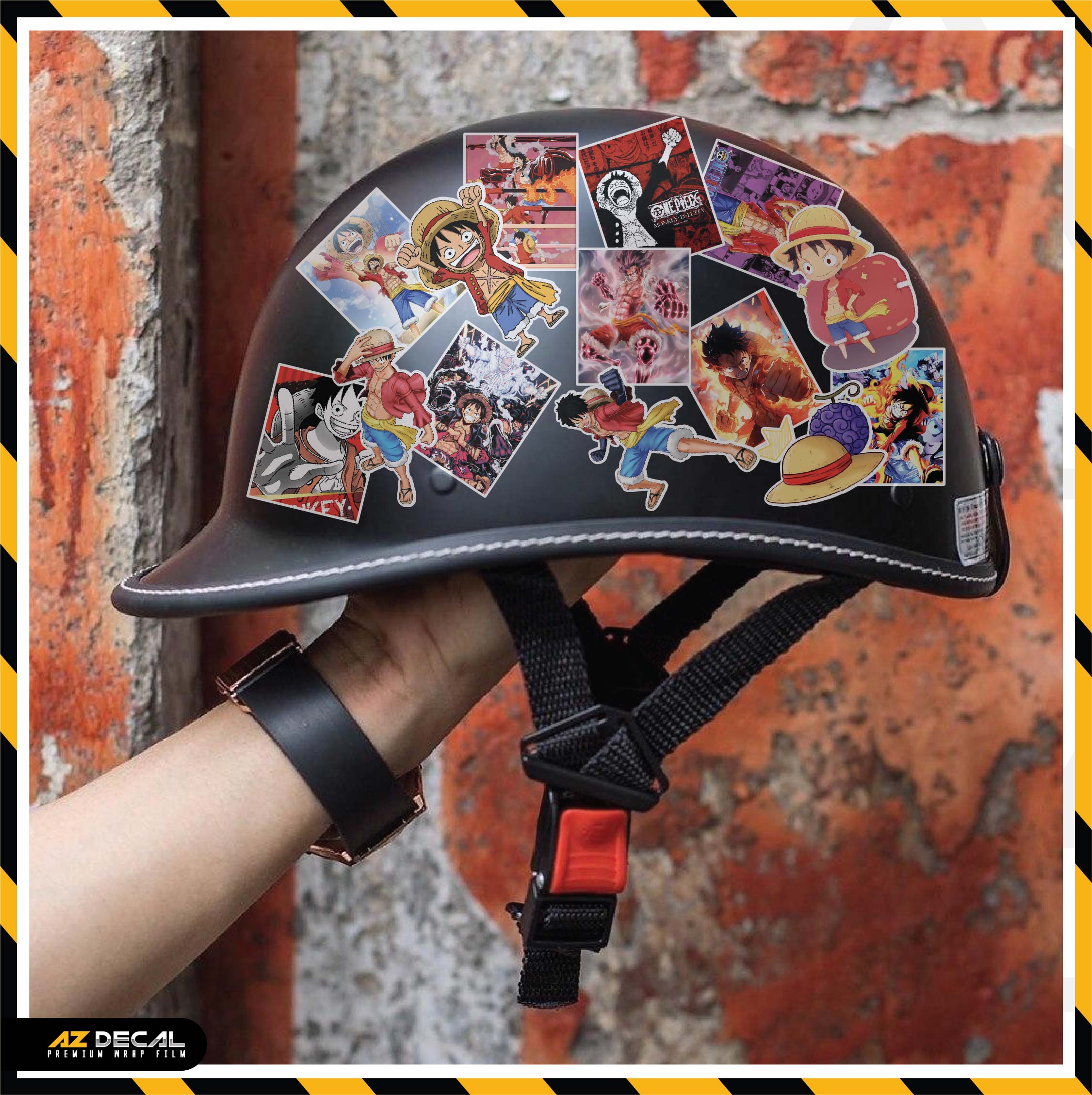 Sticker Dán Ô Tô, Xe Máy, Xe Điện, Xe Đạp, Mũ Bảo Hiểm | One Piece - ONEP001