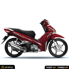 Decal dán xe Future 125 Fi đỏ