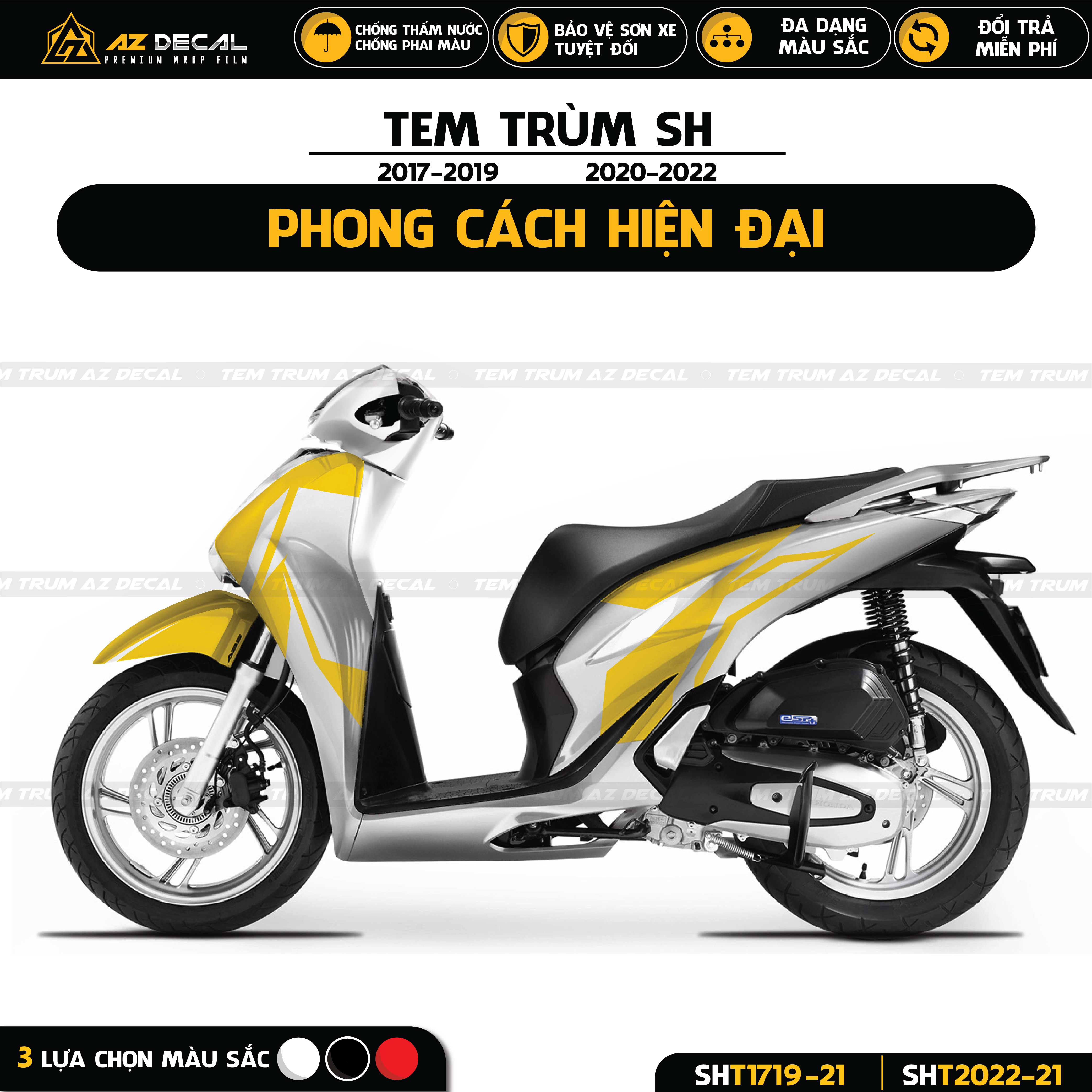 Tem trùm SH phong cách hiện đại thiết kế tại Azdecal