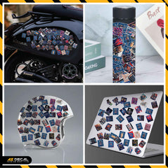 Sticker Dán Ô Tô, Xe Máy, Xe Điện, Xe Đạp, Mũ Bảo Hiểm | Football FB-021 PSG
