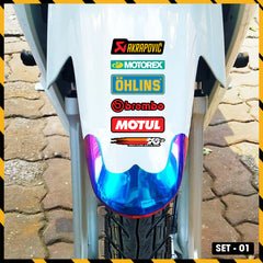 Sticker Dán Xe Máy, Xe Điện, Xe Đạp, Mũ Bảo Hiểm | SET-01