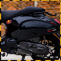 Sticker Dán Xe Máy, Xe Điện, Xe Đạp, Mũ Bảo Hiểm | SET-10