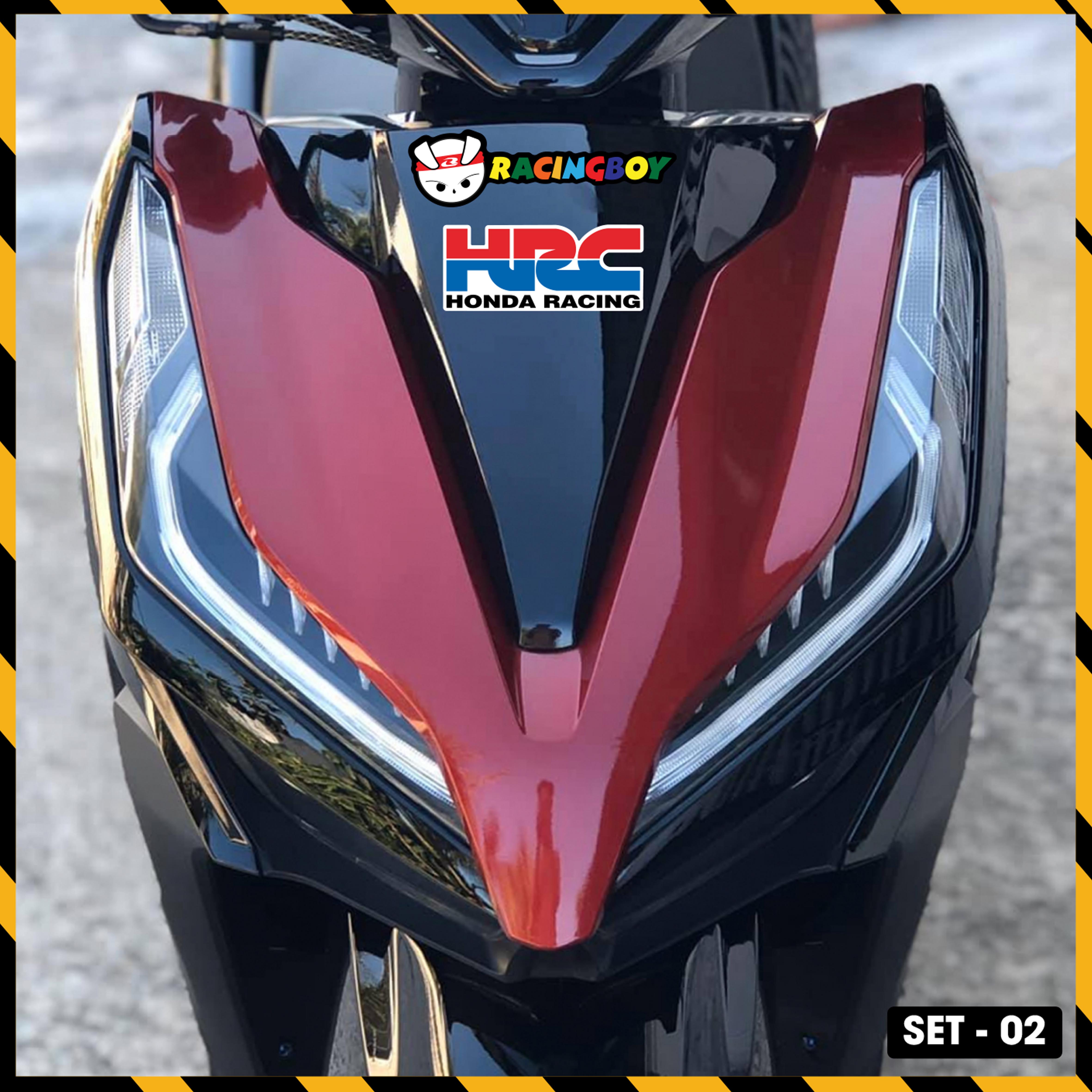 Sticker Dán Xe Máy, Xe Điện, Xe Đạp, Mũ Bảo Hiểm | SET-02