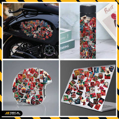 Sticker Dán Ô Tô, Xe Máy, Xe Điện, Xe Đạp, Mũ Bảo Hiểm | Football FB-002 CR7