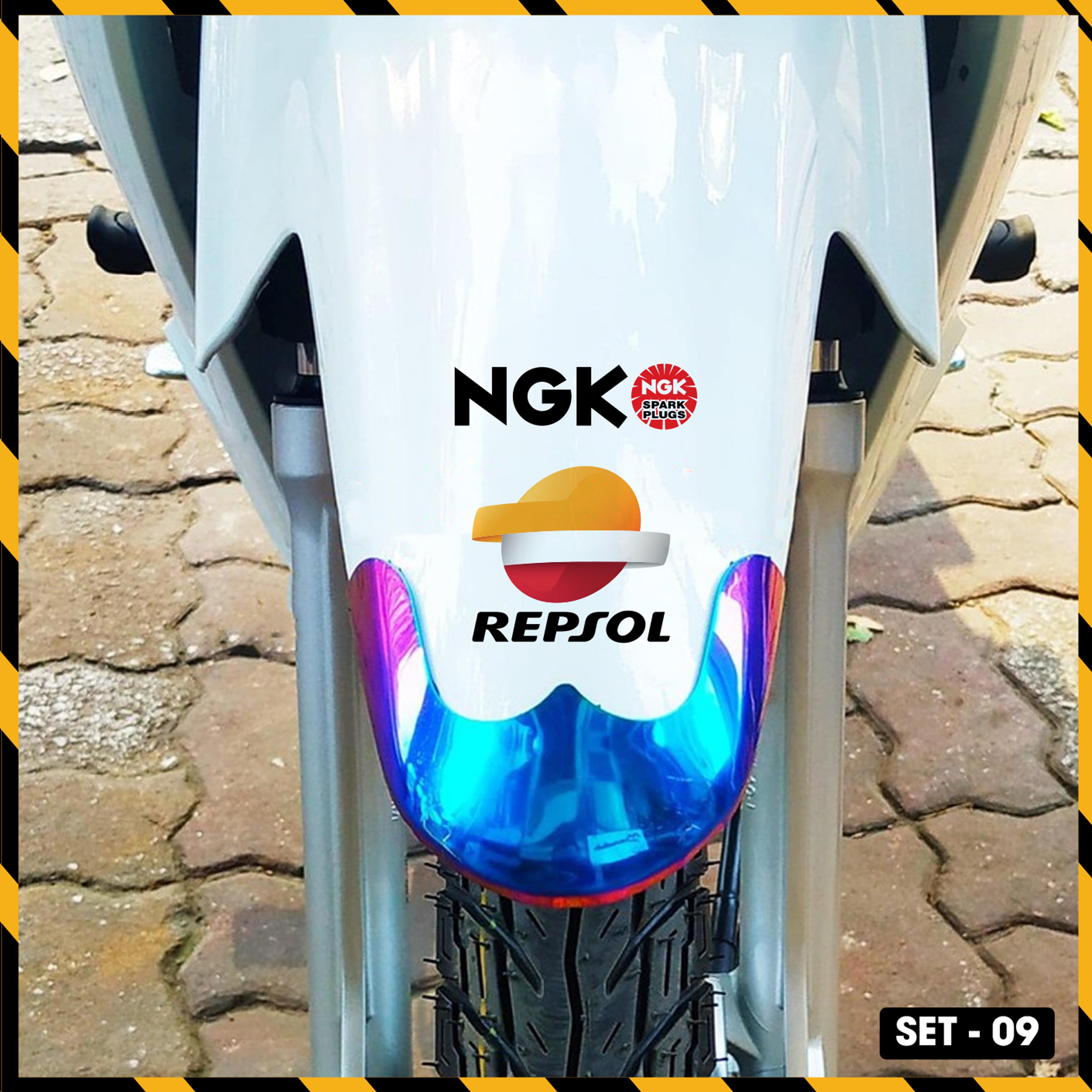 Sticker Dán Xe Máy, Xe Điện, Xe Đạp, Mũ Bảo Hiểm | SET-09