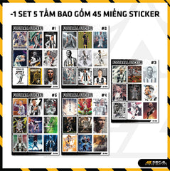 Sticker Dán Ô Tô, Xe Máy, Xe Điện, Xe Đạp, Mũ Bảo Hiểm | Football FB-003 CR7