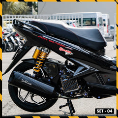 Sticker Dán Xe Máy, Xe Điện, Xe Đạp, Mũ Bảo Hiểm | SET-04
