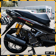 Sticker Dán Xe Máy, Xe Điện, Xe Đạp, Mũ Bảo Hiểm | SET-07