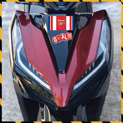 Sticker Dán Xe Máy, Xe Điện, Xe Đạp, Mũ Bảo Hiểm | Bóng Đá - Arsenal
