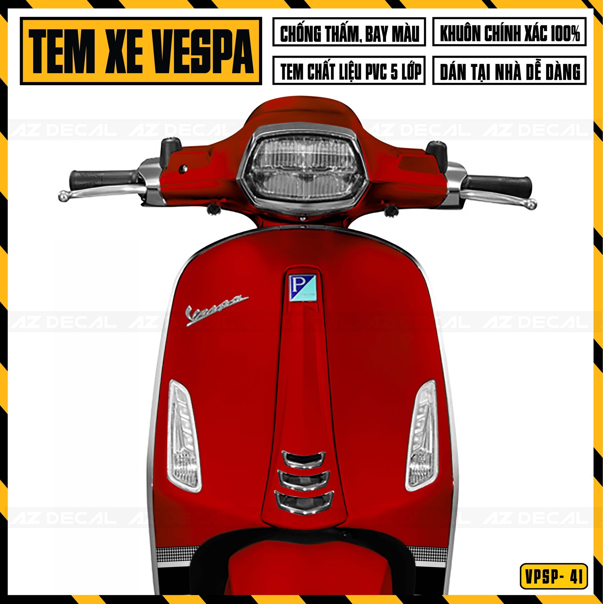 Tem chế xe Vespa đẹp phong cách Dior tinh tế