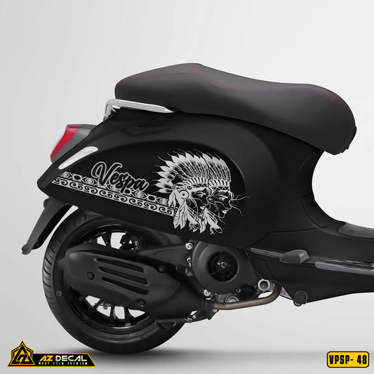 Decal thổ dân dán xe Vespa Sprint / Primavera