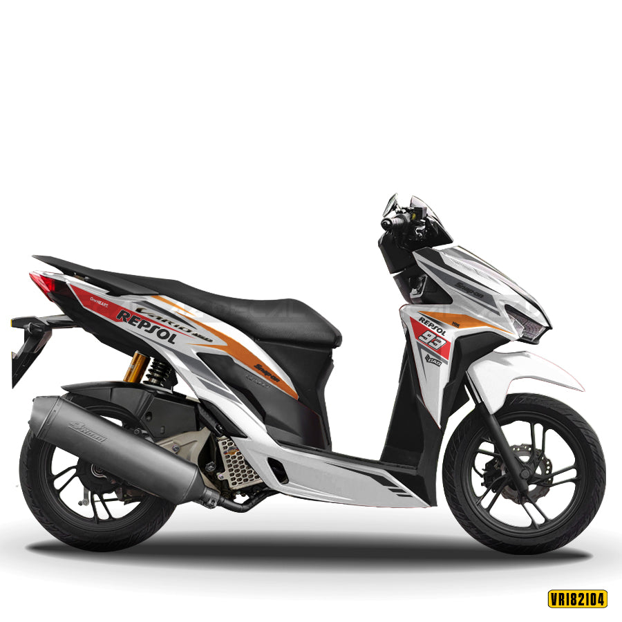 Tem dán xe Vario 150 phong cách Repsol