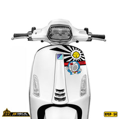 Tem xe Vespa Sprint mẫu Doraemon Libertywalk đẹp