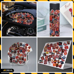 Sticker Dán Ô Tô, Xe Máy, Xe Điện, Xe Đạp, Mũ Bảo Hiểm | Football FB-005 MU