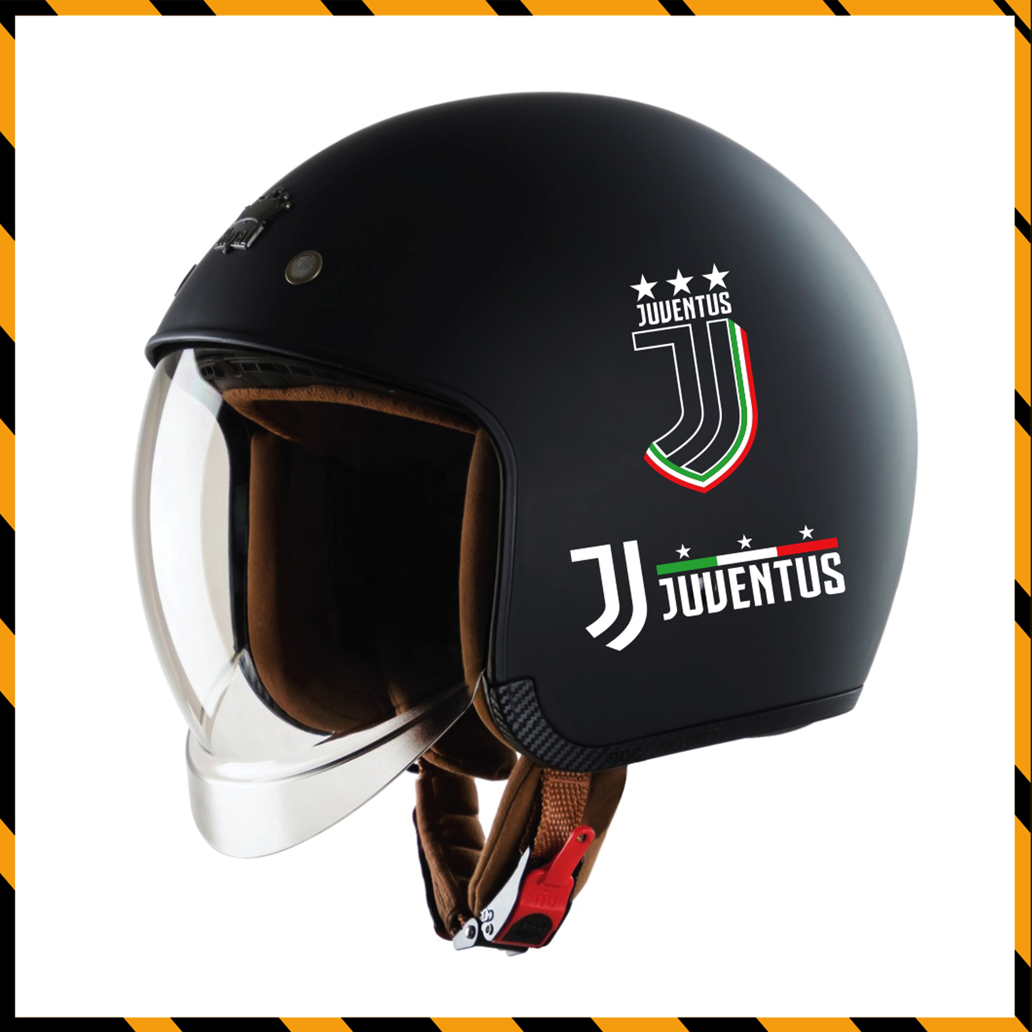 Sticker Dán Xe Máy, Xe Điện, Xe Đạp, Mũ Bảo Hiểm | Bóng Đá - Juventus