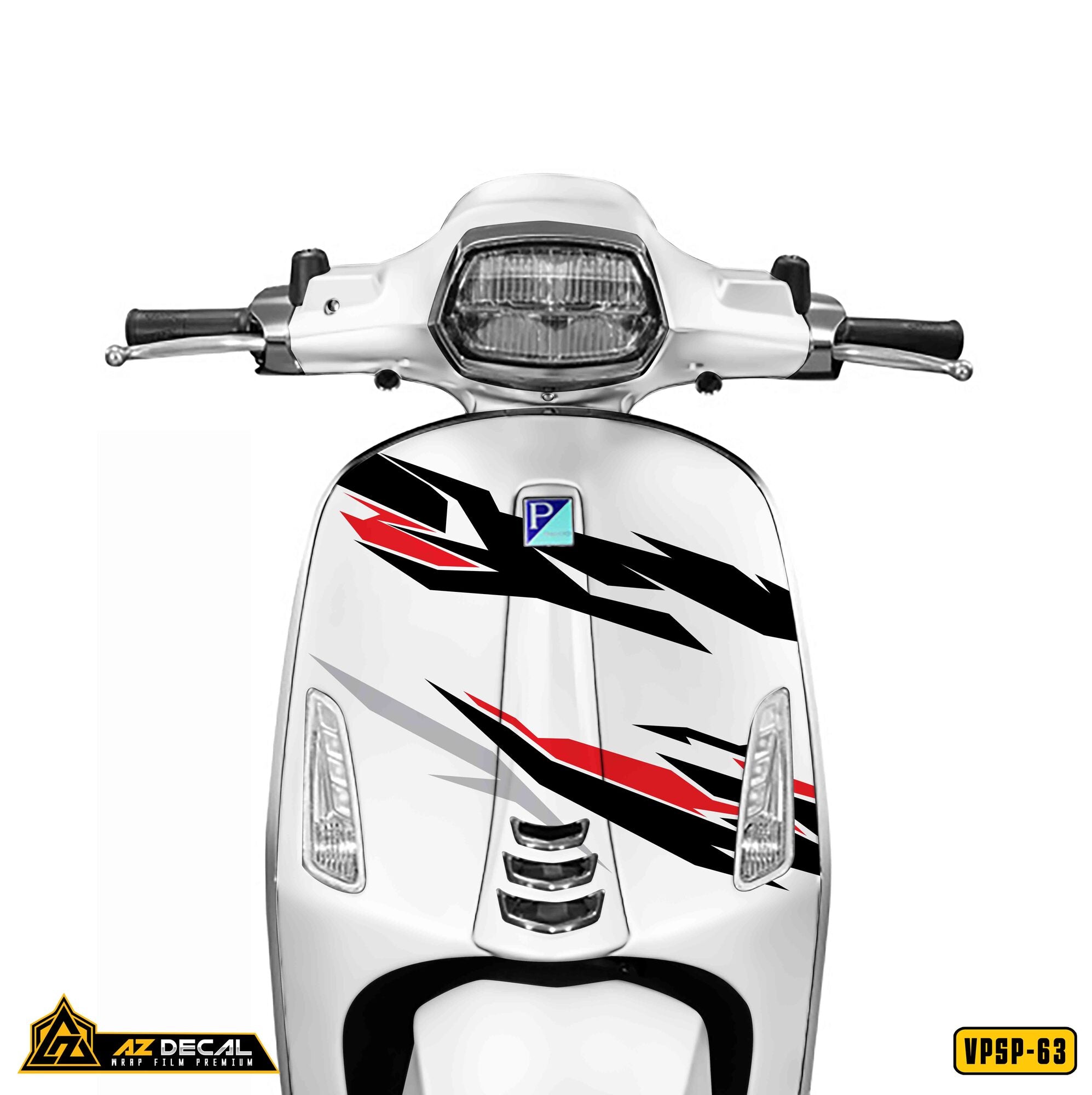 Decal dán xe Vespa Sprint trắng