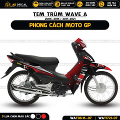 Tem trùm Wave Alpha phong cách MotoGP 100 110